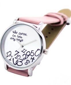 Розов авангарден дамски часовник Код: 212 - Модел 2 - Розов