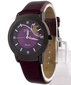 Тъмно лилав дамски часовник Код: 216 - Модел 1 - Лилав