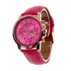 Дамски тъмно розов часовник Код 205 - Модел 1 - Розов