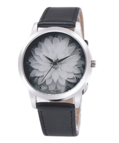 Дамски часовник с циферблат - цвете