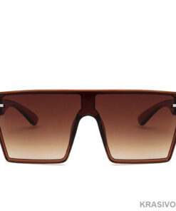 Дамски кафяви слънчеви очила UV400